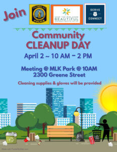 Community Cleanup Day - City of Columbia, Columbia SC