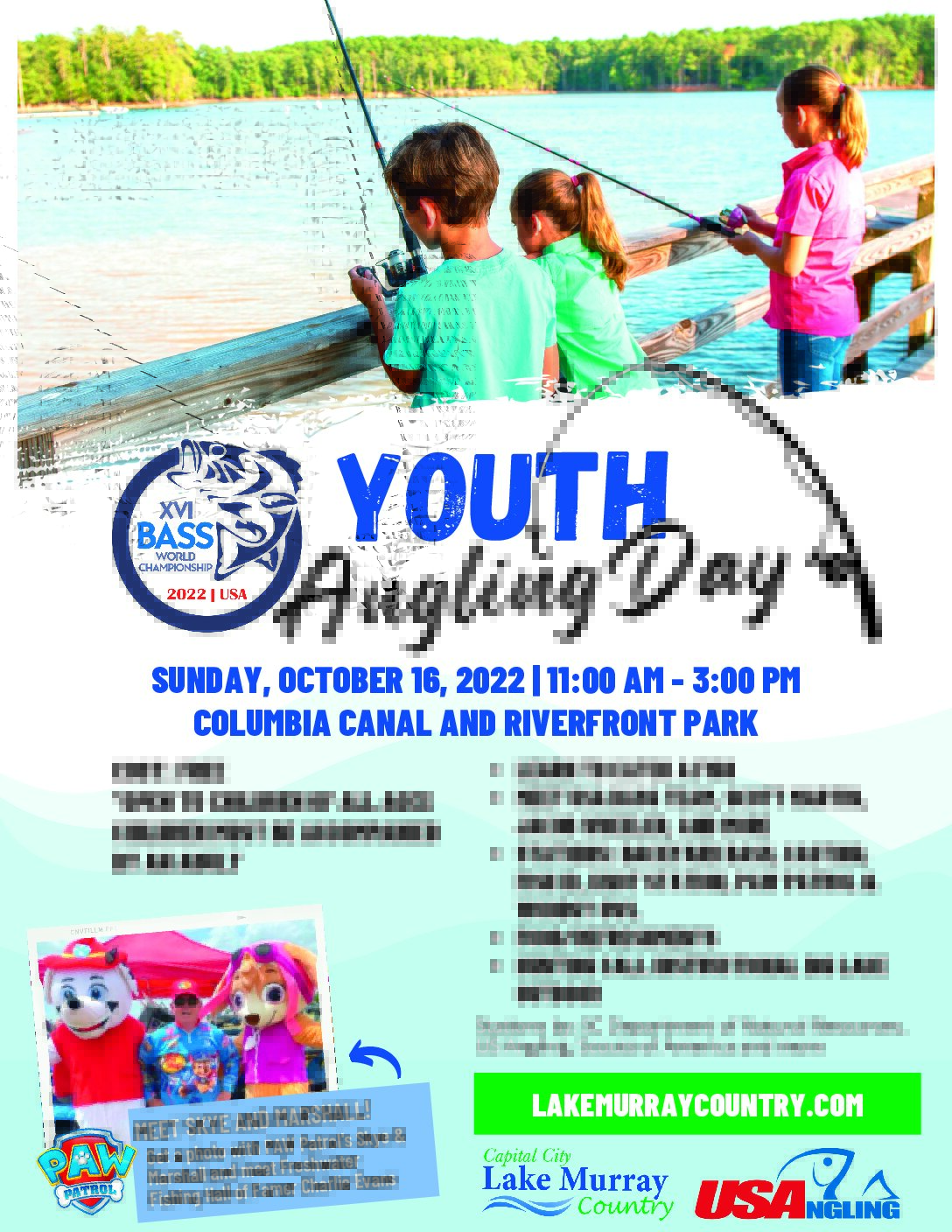 Youth Angling Day - City of Columbia, Columbia SC