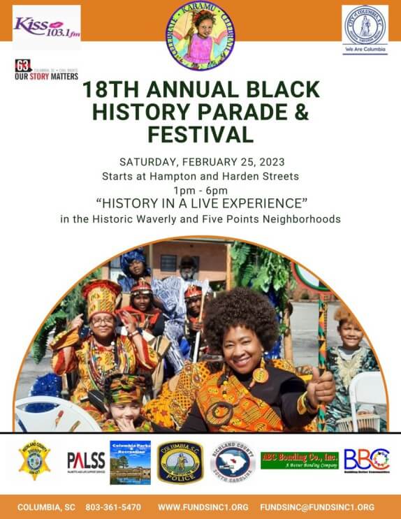 18th Annual Black History Parade & Festival City of Columbia, Columbia SC