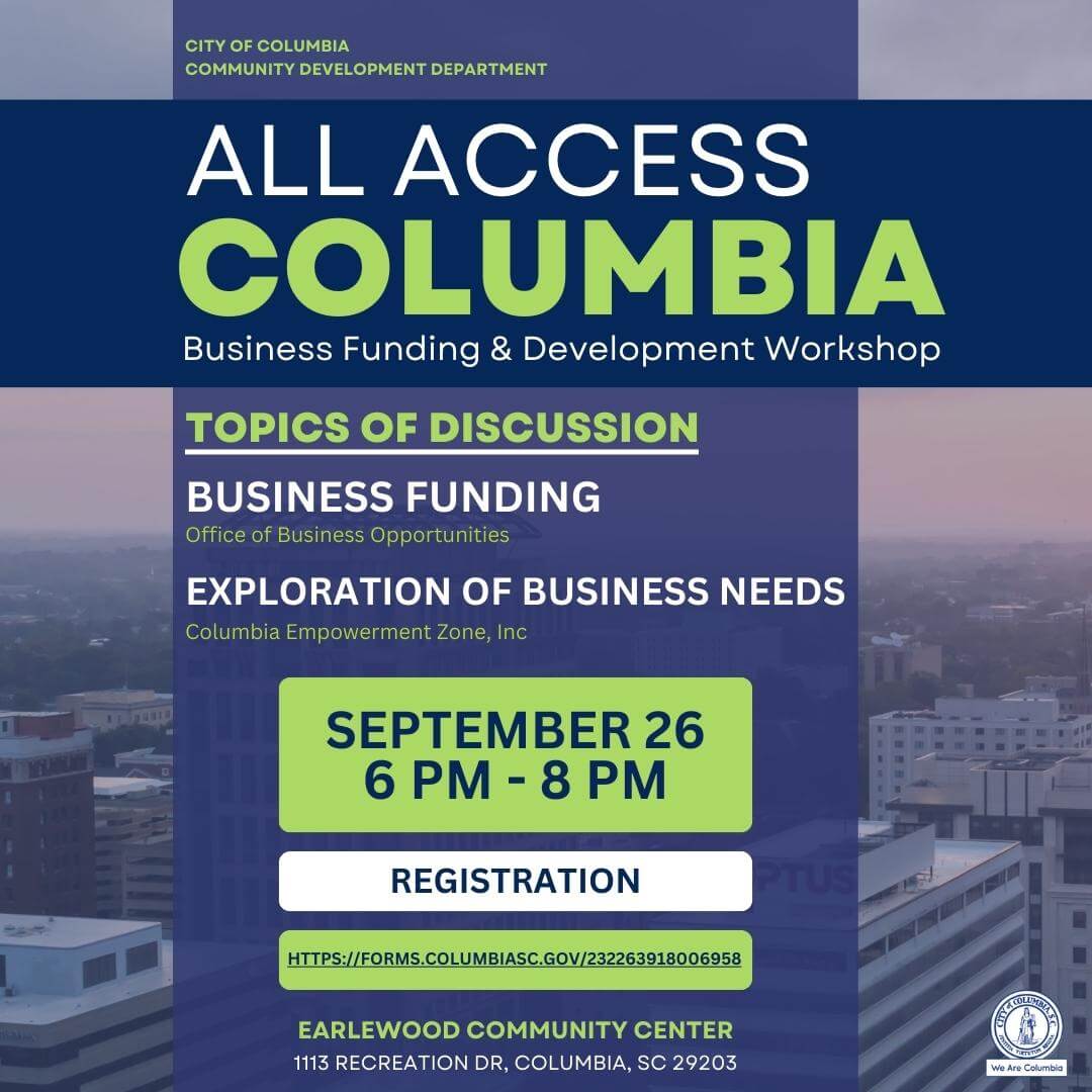 All Access Columbia Business Funding and Development City of