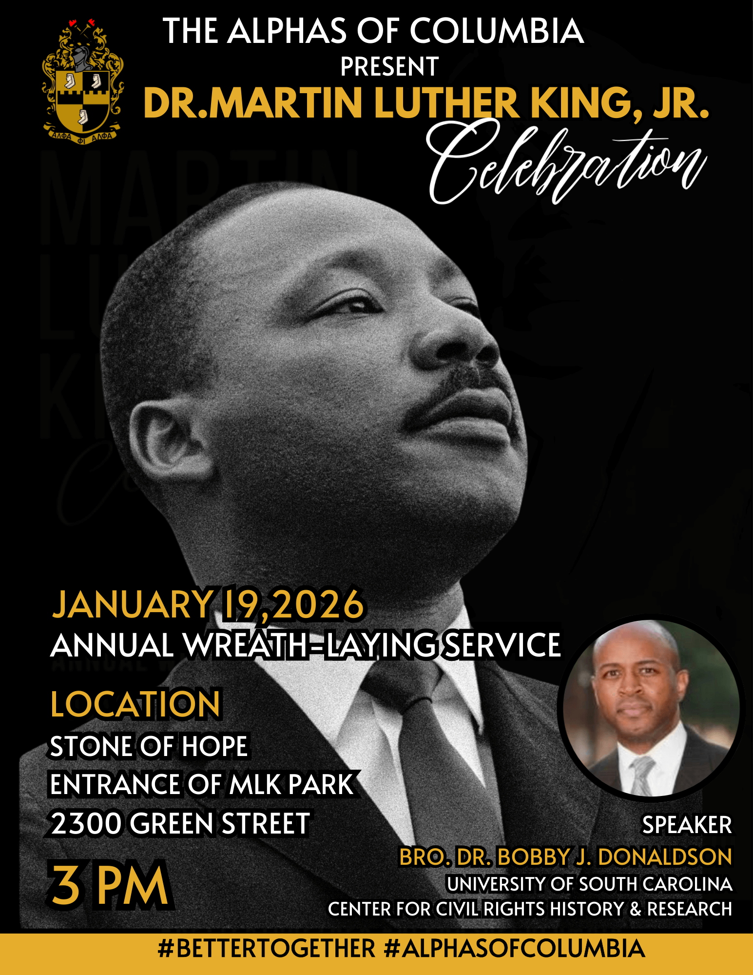 City of Columbia to Host 38th Annual Martin Luther King, Jr ...